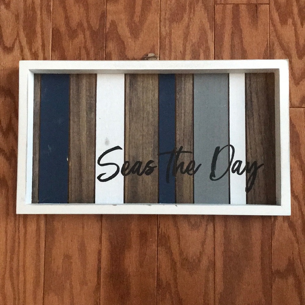 “Seas the Day” nautical decor ⚓️